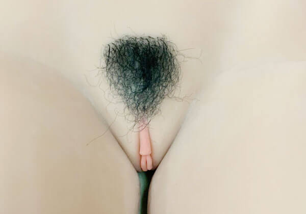 Implanted pubic hair for sex doll