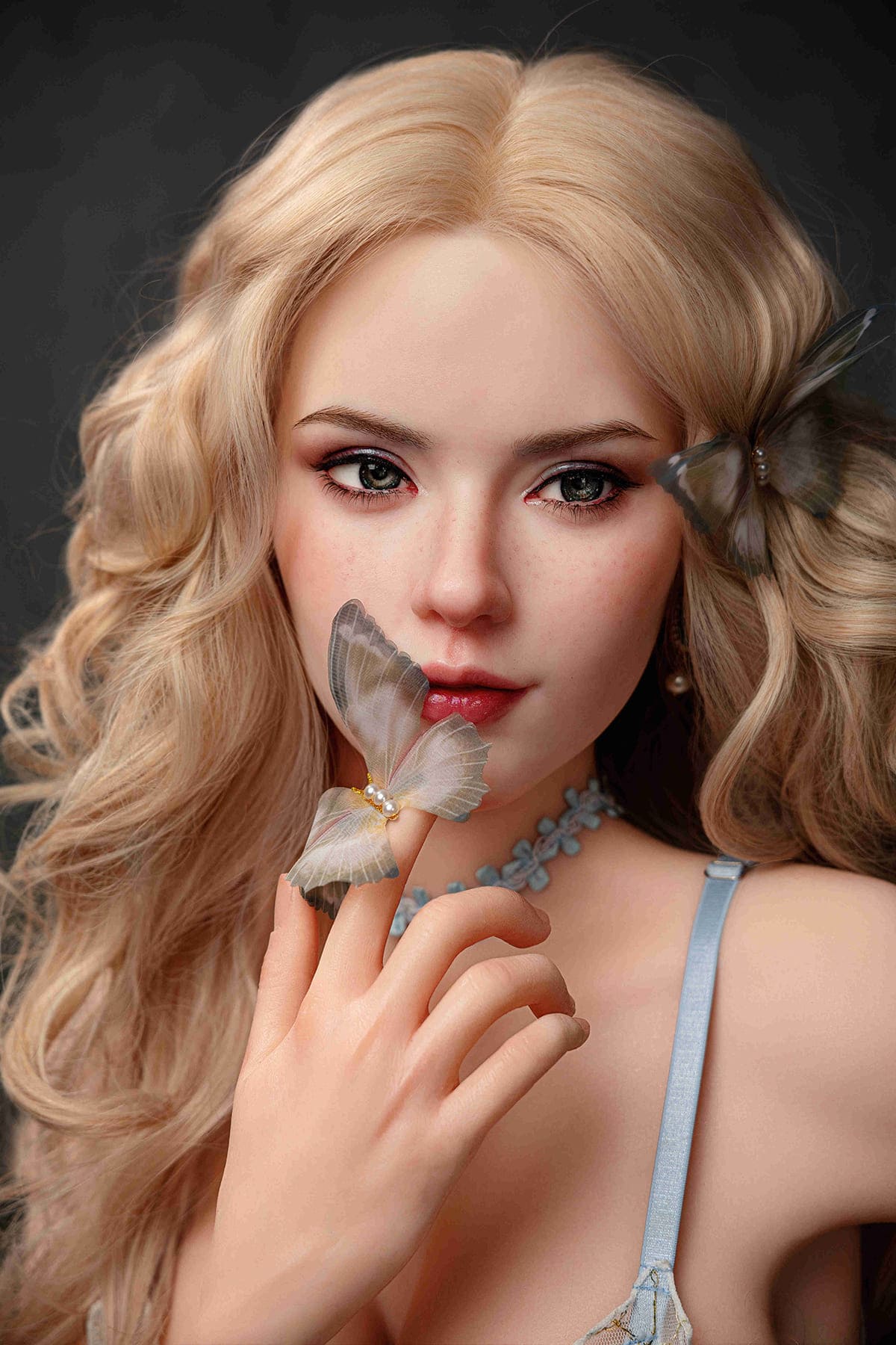 US gothic cosplay curly hair sex doll​