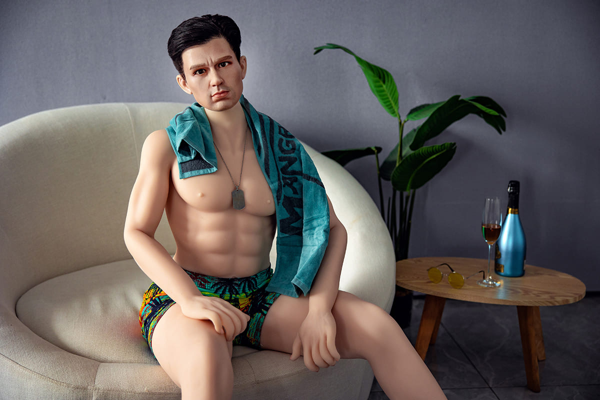 European male sex doll with big pecs