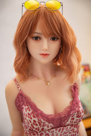 Japanese brown hair female sex doll with free shipping to the US and Europe
