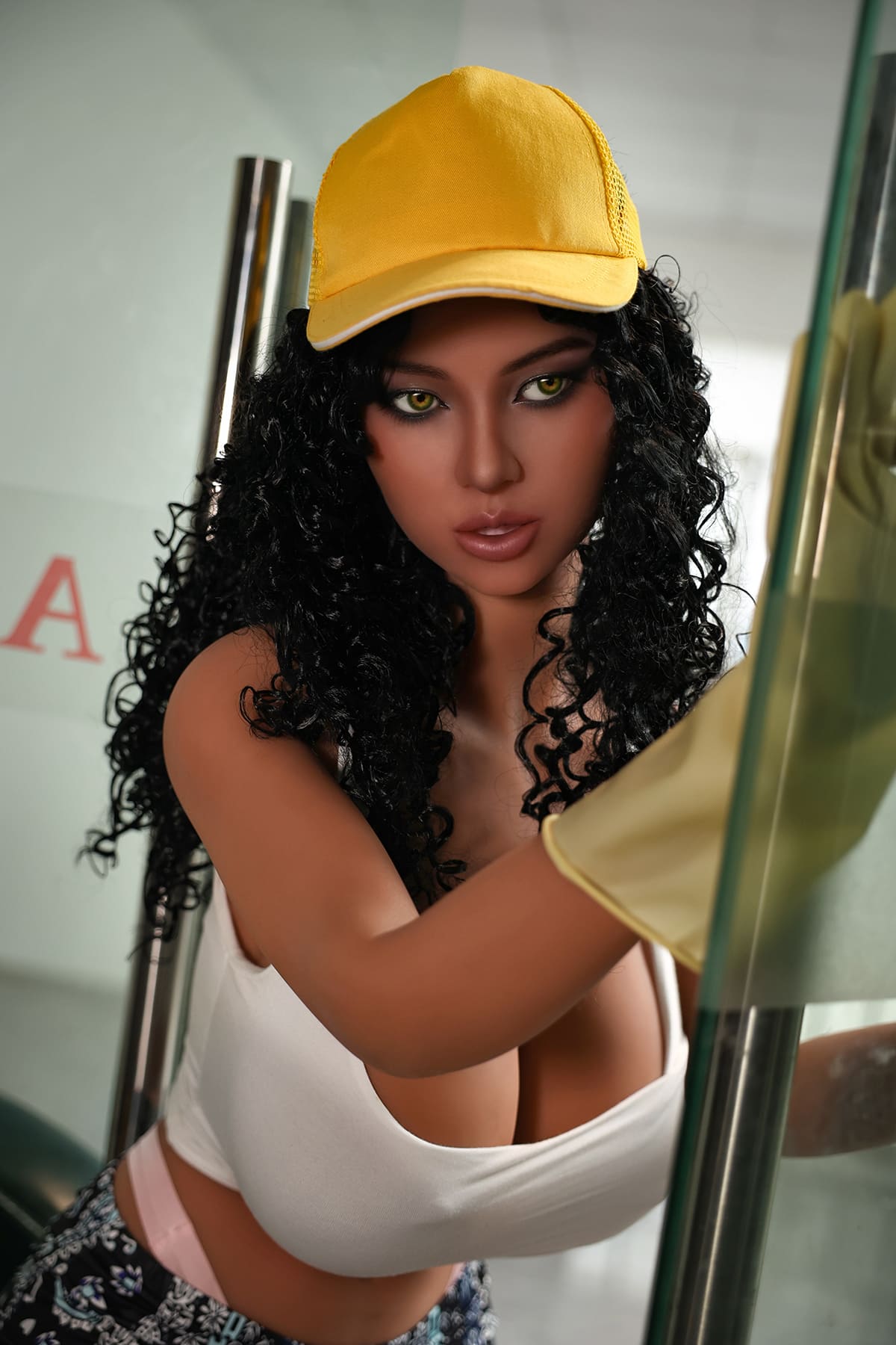 chubby love doll with curly hair
