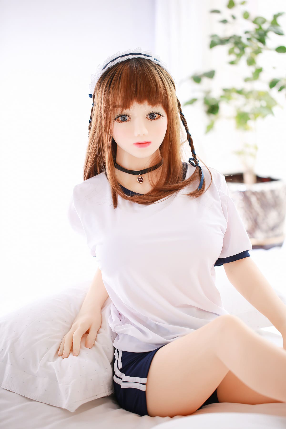 cute blonde tpe love doll