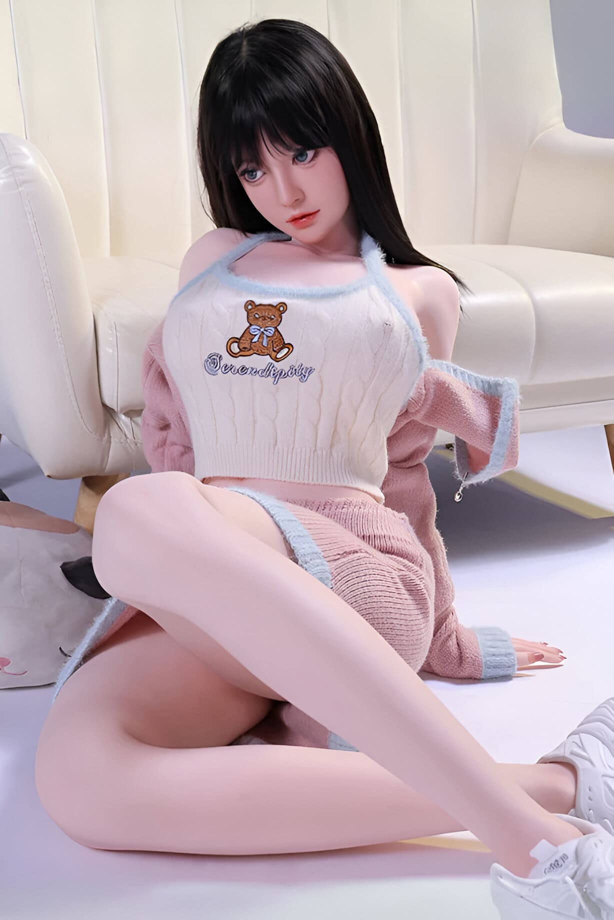 158cm platinum silicone sex doll