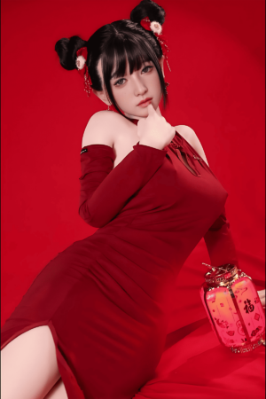 Chinese beauty sex doll holding a lantern