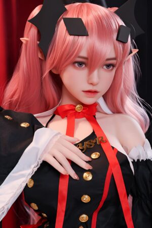 Pink haired elf sex doll