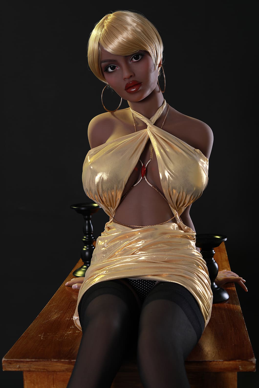 5ft2 ebony sex doll from USA warehouse