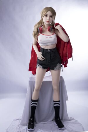 Life size blonde pigtail sex doll