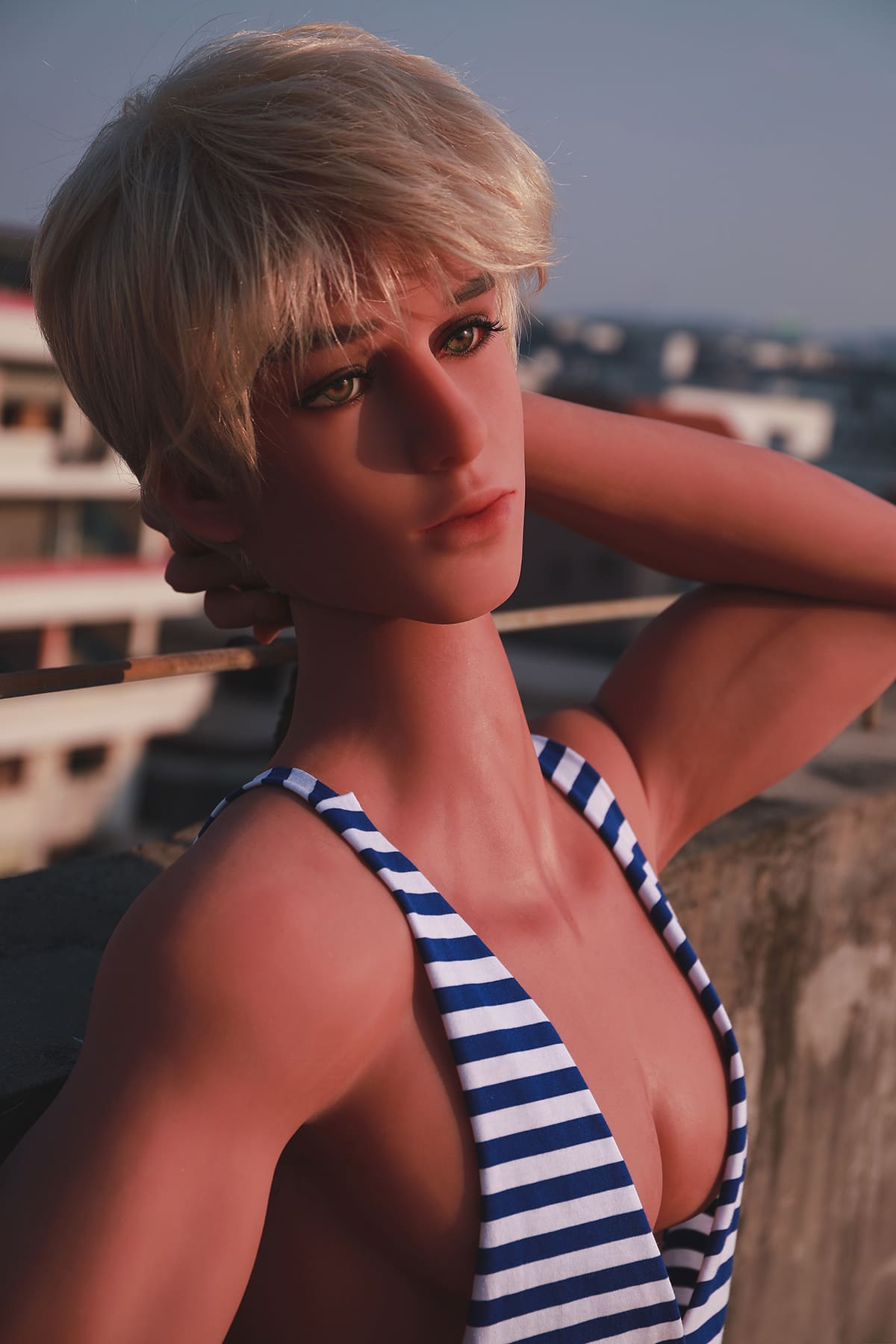 short hair men sex doll
