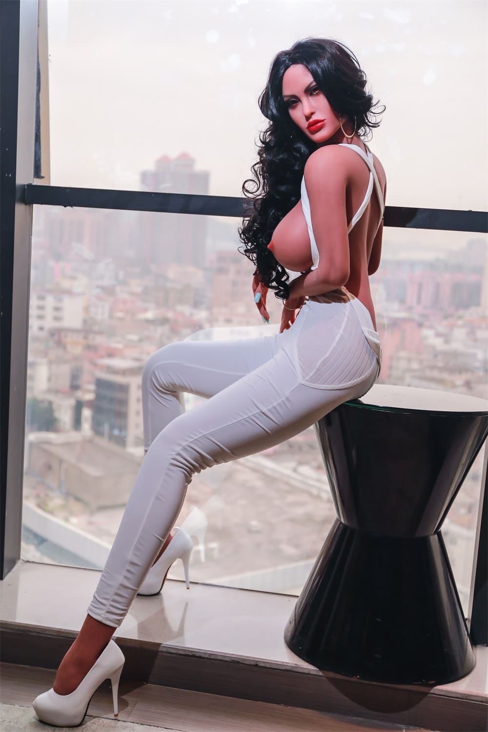 Black American model sex doll