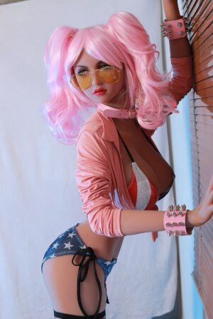 Fashion girl sex doll with glasses