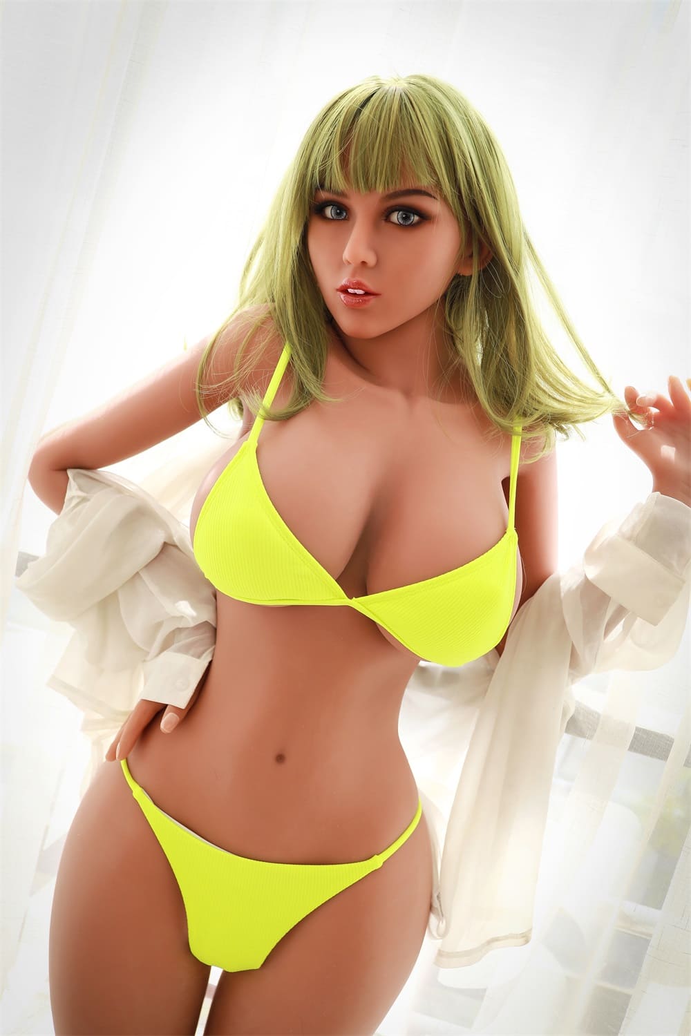 Yellow bikini certified sex doll by Loversexdolls