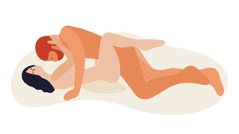 Missionary sex position with sex doll