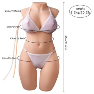 20 lbs half body sex doll