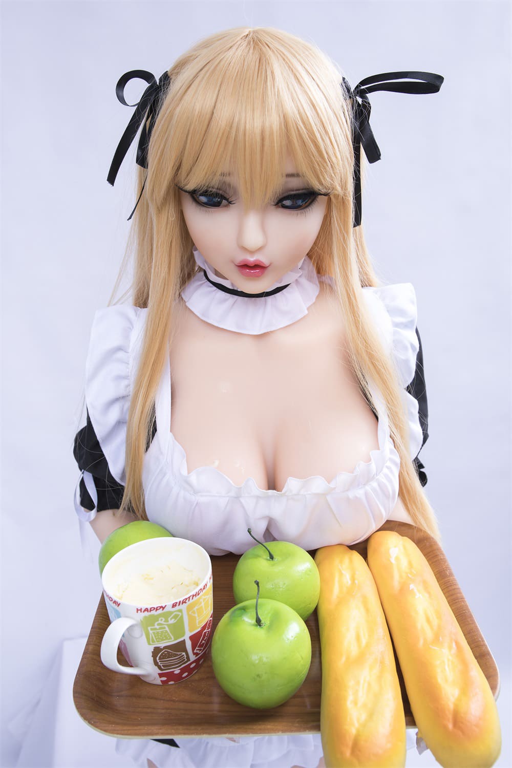 Fantasy blonde maid sex doll