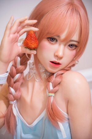 Japanese lovely pink hair lovedoll