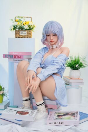 159cm super cute female student silicone sex doll
